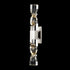 ZEEV Lighting Mamadim LED 3 Inch x3 Inch Single Crystal Duo Wall Sconce in Polished Nickel Model: WS11323-LED-2-3x3-PN