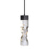 ZEEV Lighting MAMADIM LED 3CCT 1 Light 3 Inch x3 Inch Carved Crystal in Aged Brass Mini Pendant Model: MP11305-LED-3x3-AGB