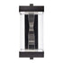 ZEEV Lighting Mamadim Outdoor 18 Inch Crystal Wall Sconce in Matte Black Model: EW11363-LED-4-2x2-MBK