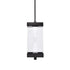 ZEEV Lighting Mamadim Outdoor LED 18 Inch Glass with Crystal Pendant in Matte Black Model: EP11362-LED-2-2x2-MBK