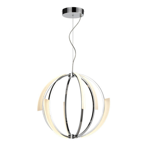 ZEEV Lighting MOONLIGHT 6 Light LED 22 Inch in Aged Brass Geometrical Sphere Styled Chandelier Model: CD10348-LED-AGB
