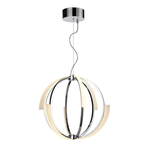 ZEEV Lighting MOONLIGHT 6 Light LED 22 Inch in Aged Brass Geometrical Sphere Styled Chandelier Model: CD10348-LED-AGB