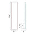 ZEEV Lighting Oluk 24 Inch Sleek Designer LED Wall Sconce in Brushed Aluminum Model: EW10501-LED-24-AL