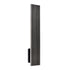 ZEEV Lighting Oluk 24 Inch Sleek Designer LED Wall Sconce in Matte Black in Oxide Black Finish Model: EW10502-LED-24-BX