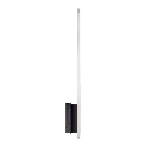 ZEEV Lighting Oluk 24 Inch Sleek Designer LED Wall Sconce in Matte Black in Oxide Black Finish Model: EW10502-LED-24-BX