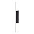 ZEEV Lighting Oluk 28 Inch Sleek Designer LED Wall Sconce in Matte Black in Oxide Black Finish Model: EW10504-LED-28-BX