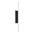 ZEEV Lighting Oluk 28 Inch Sleek Designer LED Wall Sconce in Matte Black in Oxide Black Finish Model: EW10504-LED-28-BX