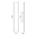 ZEEV Lighting Oluk 35 Inch Sleek Designer LED Wall Sconce in Matte Black in Oxide Black Finish Model: EW10506-LED-35-BX