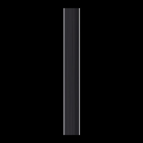 ZEEV Lighting Oluk 35 Inch Sleek Designer LED Wall Sconce in Matte Black in Oxide Black Finish Model: EW10506-LED-35-BX