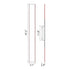 ZEEV Lighting Oluk 47 Inch Sleek Designer LED Wall Sconce in Brushed Aluminum Model: EW10507-LED-47-AL