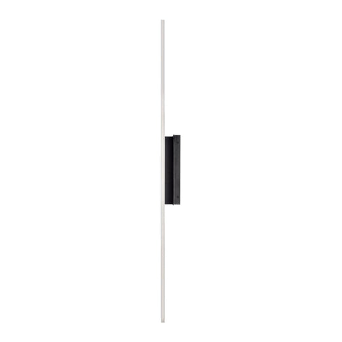 ZEEV Lighting Oluk 47 Inch Sleek Designer LED Wall Sconce in Matte Black in Oxide Black Finish Model: EW10508-LED-47-BX