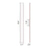 ZEEV Lighting Oluk 72 Inch Sleek Designer LED Wall Sconce in Brushed Aluminum Model: EW10509-LED-71-AL