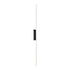 ZEEV Lighting Oluk 72 Inch Sleek Designer LED Wall Sconce in Matte Black in Oxide Black Finish Model: EW10510-LED-71-BX