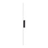 ZEEV Lighting Oluk 72 Inch Sleek Designer LED Wall Sconce in Matte Black in Oxide Black Finish Model: EW10510-LED-71-BX