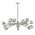 ZEEV Lighting PARISIAN 18 Light 48 Inch Modern Sputnik in Aged Brass Crystal Chandelier Model: CD10307-18-AGB