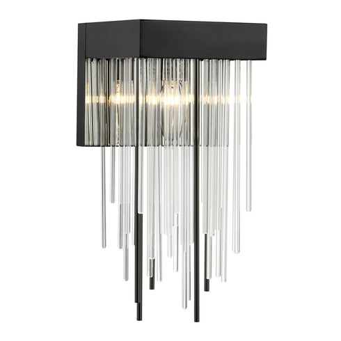 ZEEV Lighting WATERFALL 17 Light 48 Inch Rectangular in Aged Brass Crystal Chandelier Model: CD10330-17-AGB