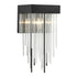 ZEEV Lighting WATERFALL 17 Light 48 Inch Rectangular in Aged Brass Crystal Chandelier Model: CD10330-17-AGB
