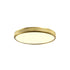 Zeev Lighting ZIGRINA 1 Light 12 Inch LED 3CCT Luxury Braided Knurl in Aged Brass Ceiling Flush Mount Light Model: P11708-E26-SBB-K-AGB-G1