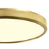 Zeev Lighting ZIGRINA 1 Light 12 Inch LED 3CCT Luxury Braided Knurl in Aged Brass Ceiling Flush Mount Light Model: WS11711-LED-1-PN-G3