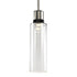 ZEEV Lighting ZIGRINA 10 Inch LED 3CCT Clear Dome Glass Pendant Light and in Polished Nickel with Black Metal Finish Model: P11703-LED-PN-K-SBB-G12