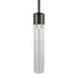 ZEEV Lighting ZIGRINA 10 Inch LED 3CCT Clear Dome Glass Pendant Light and in Satin Brushed Black with Nickel Metal Finish Model: P11704-LED-SBB-K-PN-G12