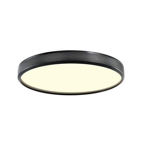 ZEEV Lighting ZIGRINA 12 Inch LED 3CCT Luxury Braided Knurl in Polished Nickel Ceiling Flush Mount Light Model: FM11746-LED-12-PN