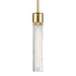 ZEEV Lighting ZIGRINA 8 Inch E26 Clear Globe Glass Pendant Light and in Aged Brass Metal Finish Model: P11705-E26-AGB-G11