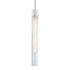 ZEEV Lighting ZIGRINA 8 Inch E26 Clear Globe Glass Pendant Light and in Matte White Metal Finish Model: P11706-E26-MW-G11