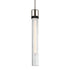 ZEEV Lighting ZIGRINA 8 Inch E26 Clear Globe Glass Pendant Light and in Polished Nickel with Black Metal Finish Model: P11707-E26-PN-K-SBB-G11