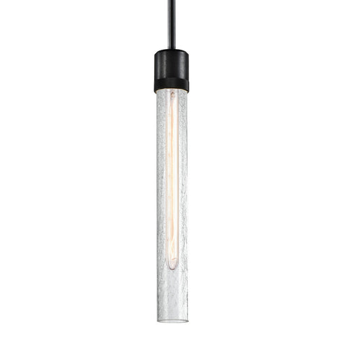 ZEEV Lighting ZIGRINA 8 Inch E26 Clear Globe Glass Pendant Light and in Satin Brushed Black Metal Finish Model: P11708-E26-SBB-G11