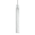 ZEEV Lighting ZIGRINA 8 Inch LED 3CCT Clear Globe Glass Pendant Light and in Matte White Metal Finish Model: P11702-LED-MW-G11
