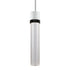 ZEEV Lighting ZIGRINA 8 Inch LED 3CCT Clear Globe Glass Pendant Light and in Matte White with Black Metal Finish Model: P11702-LED-MW-K-SBB-G11
