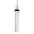 ZEEV Lighting ZIGRINA 8 Inch LED 3CCT Clear Globe Glass Pendant Light and in Matte White with Black Metal Finish Model: P11702-LED-MW-K-SBB-G11