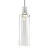 ZEEV Lighting ZIGRINA 8 Inch LED 3CCT Clear Globe Glass Pendant Light and in Matte White with Nickel Metal Finish Model: P11702-LED-MW-K-PN-G11
