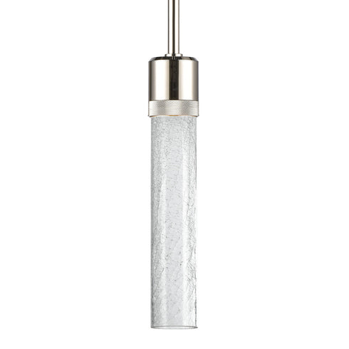 ZEEV Lighting ZIGRINA 8 Inch LED 3CCT Clear Globe Glass Pendant Light and in Polished Nickel Metal Finish Model: P11703-LED-PN-G11
