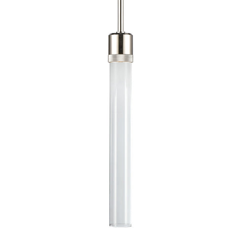 ZEEV Lighting ZIGRINA 8 Inch LED 3CCT Clear Globe Glass Pendant Light and in Polished Nickel Metal Finish Model: P11703-LED-PN-G11