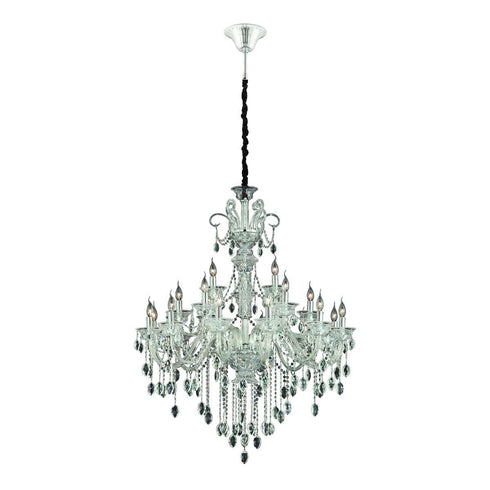 23128-033 Eurofase Venetian 21lt Chandelier Clear