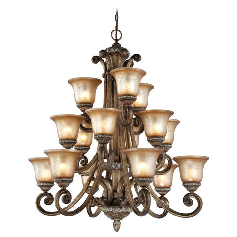 2403-162 Dolan Designs Carlyle 3Tier Chandelier Verona