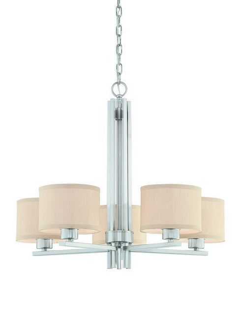 2940-09 Dolan Designs Tecido 5 Light Chandelier