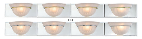 444-24 Dolan Designs Maxwell 4 Light Bath Chrome/Brass