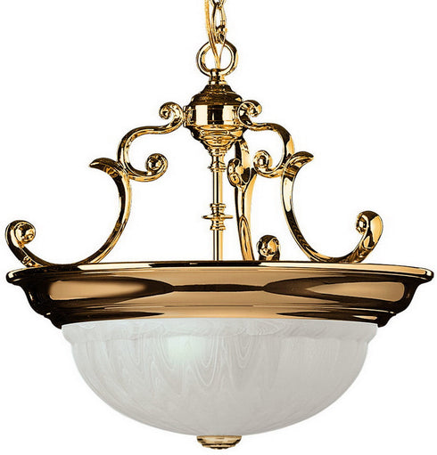 527-14 Dolan Designs Richland 3 Light Pendant Polished Brass