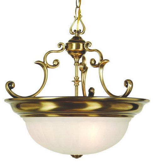 527-18 Dolan Designs Richland 3 Light Pendant Old Brass