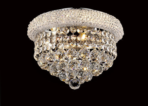 7112 10.5 wide Crystal Balls Ceiling Light in Chrome