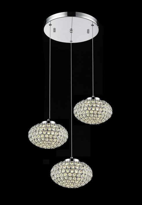 785 Lighting Originals Jewel Collection Multi-Pendant Crystal Light Fixture