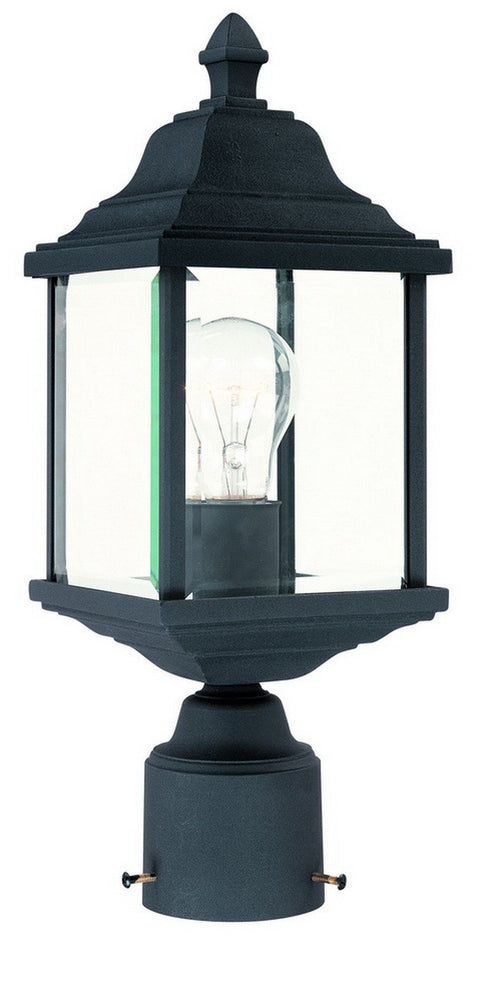 932-50 Dolan Designs Charleston 1 Light Post Black