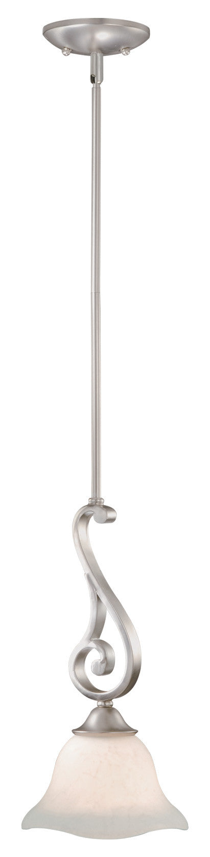 CS-PDD070BN Vaxcel Caspian 7" Mini Pendant Brushed Nickel
