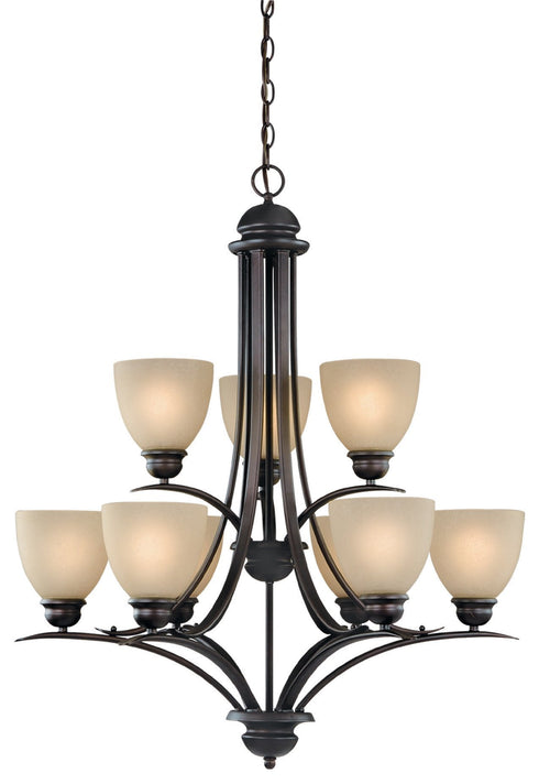 AL-CHU009OBB Vaxcel Avalon 9L Chandelier Oil Burnished Bronze