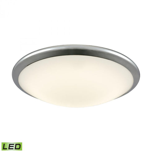 Alico (Elk) Clancy 1 Light Round Flush Mount In Chrome Model: FML4550-10-15
