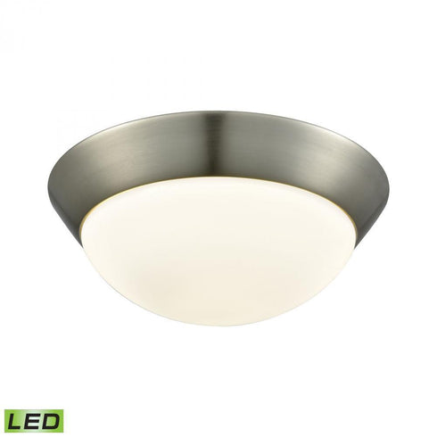 Alico (Elk) Contours 1 Light Flush Mount In Satin Nickel Model: FML7150-10-16M
