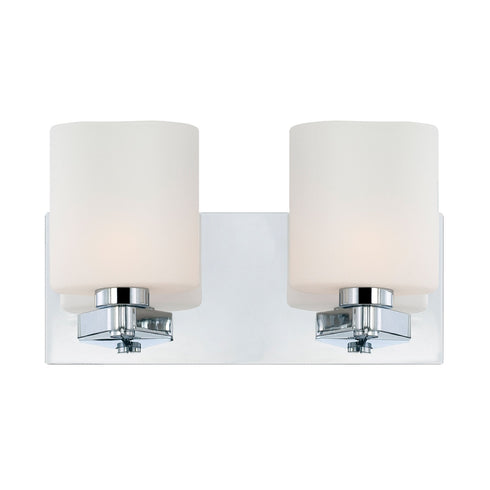 Alico (Elk) Embro 2 Light Vanity Lamp In Chrome With Oval Model: BV5502-10-15